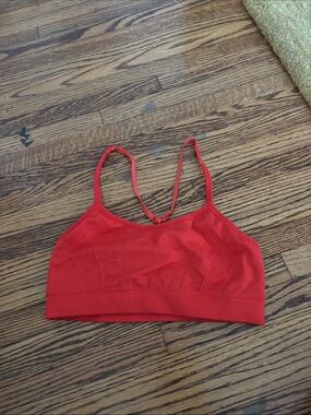 Red Seamless Strappy Bralette - Women Intimates